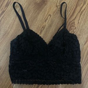 Urban Outfitters- Out From Under Black Lace Bralette (S)